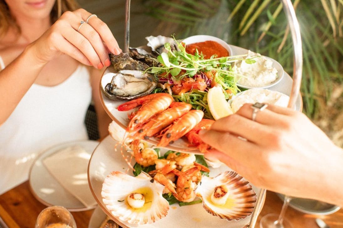 Food at Whalers Restaurant